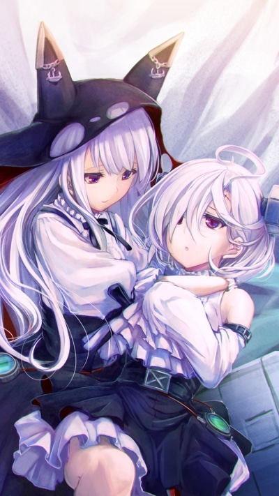 Anime Azur Lane, Terror (Azur Lane), Erebus (Azur Lane), 720x1280