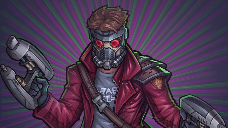 star lord, superheroes, artwork, artist, digital art, hd, 4k, deviantart