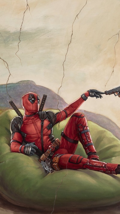 Movie Deadpool 2, Deadpool, Renaissance, Cable (Marvel Comics), Josh Brolin, Ryan Reynolds, 720x1280