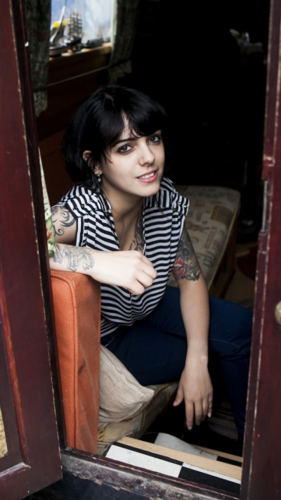Women Tattoo, Boat, Brunette, Smile, Brown Eyes, 720x1280