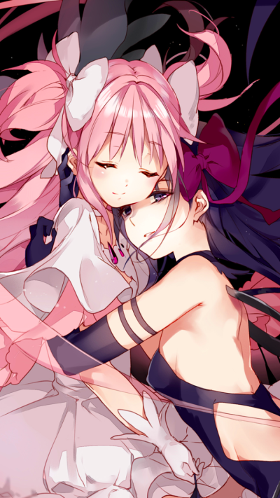 Anime Puella Magi Madoka Magica, Madoka Kaname, Ultimate Madoka, Homura Akuma, Homura Akemi, 720x1280