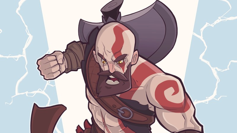 god of war 4, god of war, 2018 games, games, ps games, hd, artist, artwork, digital art, deviantart