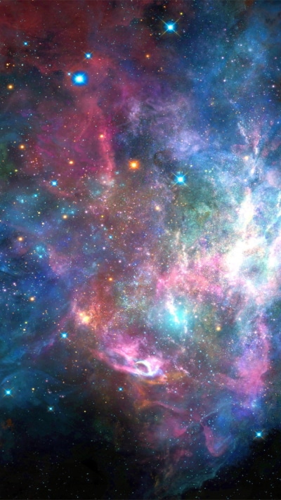 Sci Fi Nebula, Galaxy, 720x1280