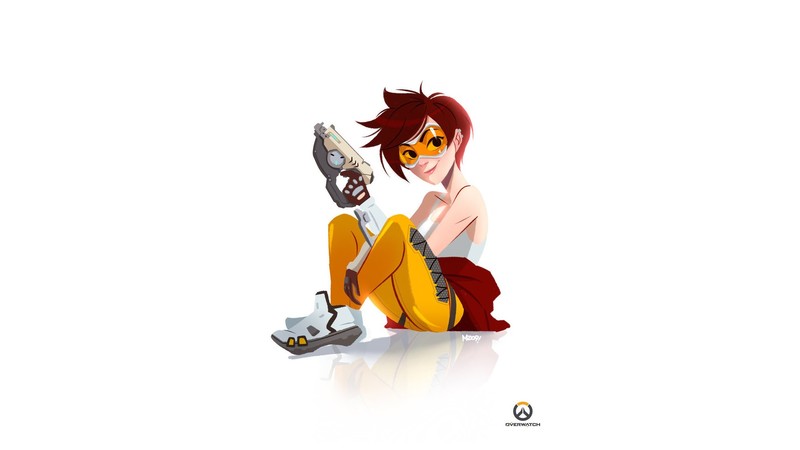 tracer overwatch, overwatch, games, artist, artwork, digital art, hd, deviantart