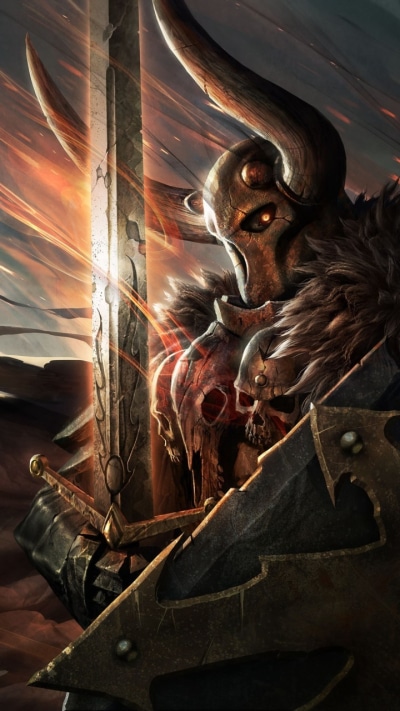 Fantasy Knight, Sword, Armor, Warrior, 720x1280