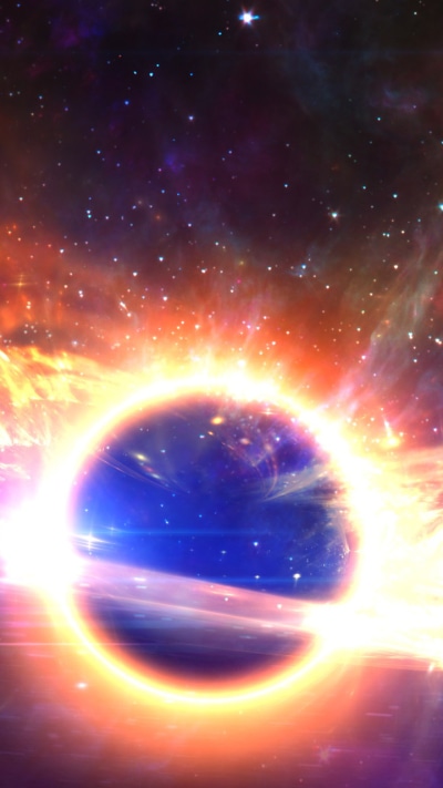Sci Fi Black Hole, Space, Stars, 720x1280