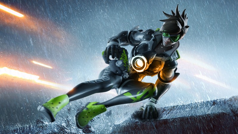 tracer overwatch, 4k, overwatch, games, xbox games, ps games, pc games, 2016 games, hd, artwork, artist, digital art, deviantart