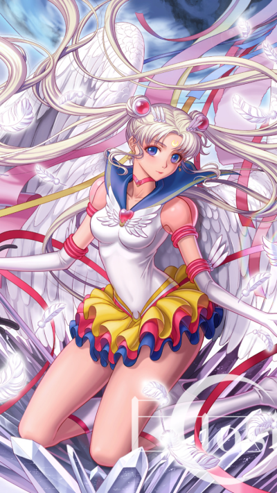 Anime Sailor Moon, Usagi Tsukino, Luna (Sailor Moon), 720x1280