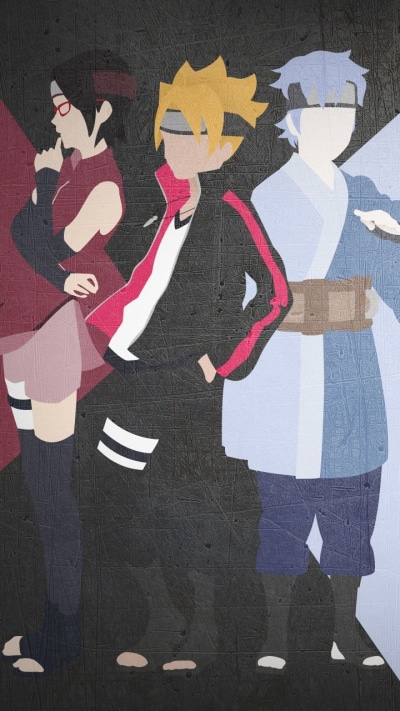 Anime Boruto, Boruto Uzumaki, Mitsuki (Naruto), Sarada Uchiha, 720x1280