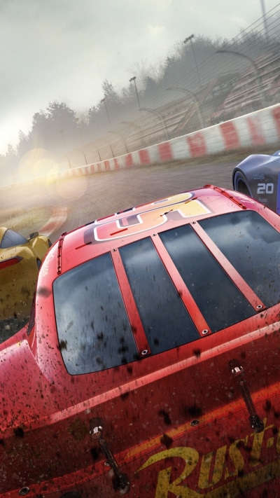 Movie Cars 3, Lightning McQueen, Cruz Ramirez, Jackson Storm, 720x1280