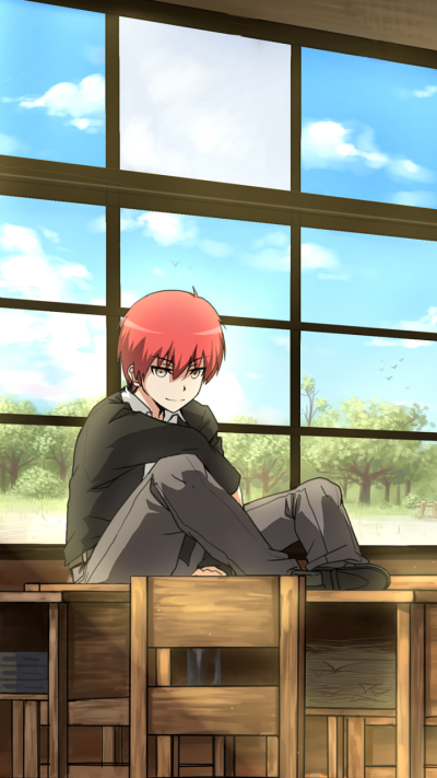 Anime Assassination Classroom, Karma Akabane, Koro-sensei, Nagisa Shiota, 720x1280