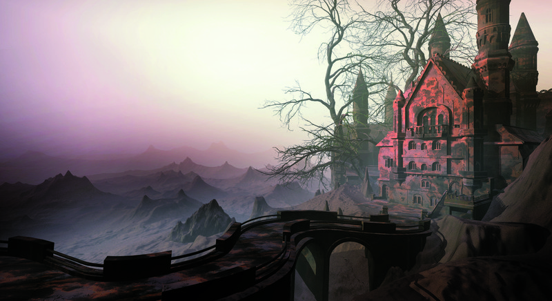 castle, artist, artwork, digital art, hd
