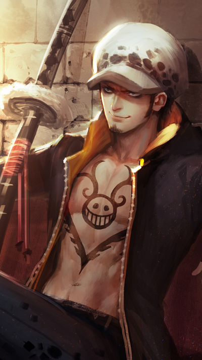 Anime One Piece, Trafalgar Law, 720x1280