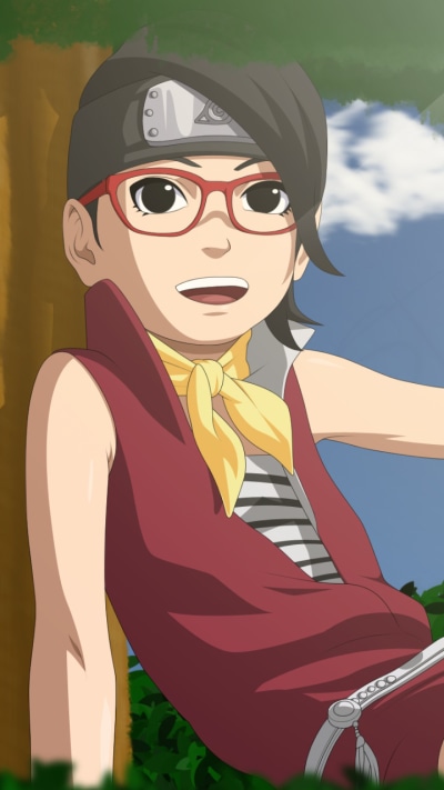 Anime Boruto, Sarada Uchiha, 720x1280
