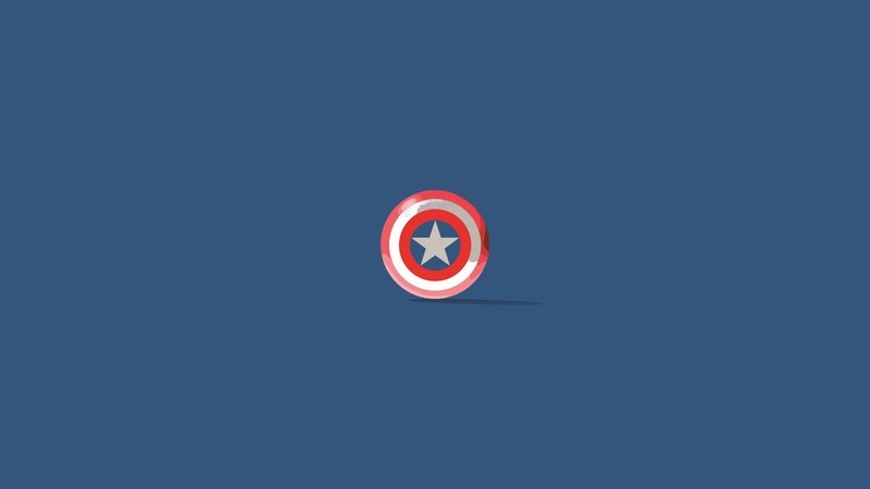 captain america, shield, minimalism, artist, superheroes, hd, 4k, minimalist