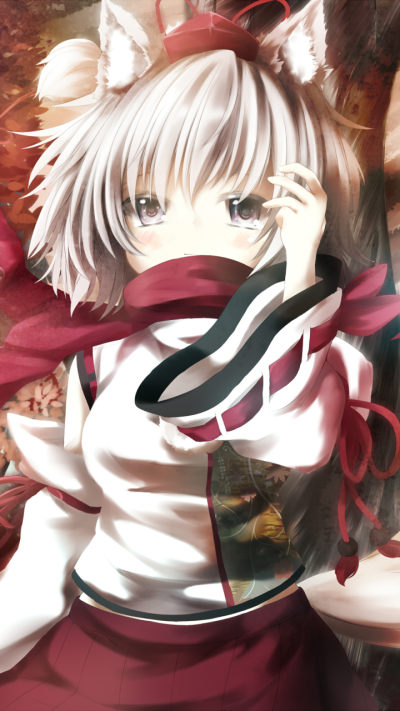 Anime Touhou, Momiji Inubashiri, 720x1280