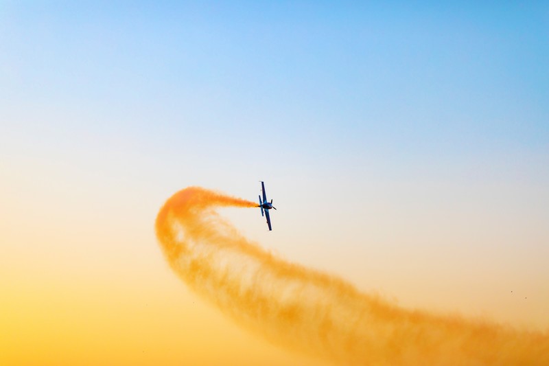 airplane, smoke, flight, hd, 4k, 5k