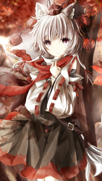 Anime Touhou, Momiji Inubashiri, 720x1280