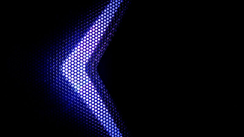 neon, backlight, glow, lattice, darkness, 4k