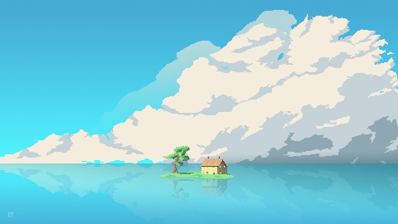 8 bit, artist, artwork, digital art, hd, house