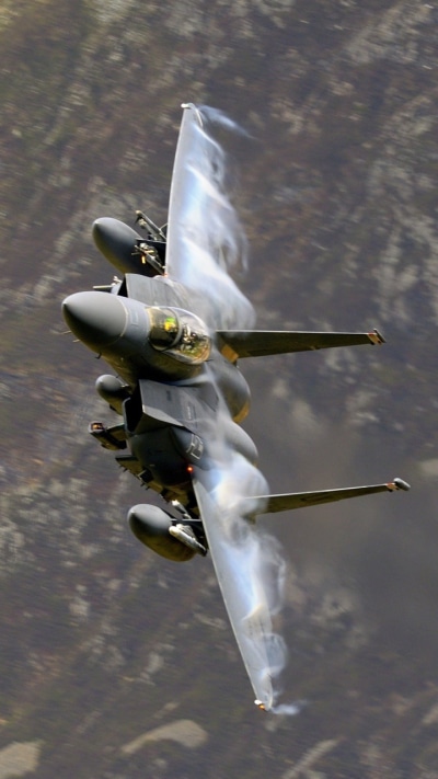 Military McDonnell Douglas F-15 Eagle, Aircraft, Jet Fighter, Warplane, 720x1280