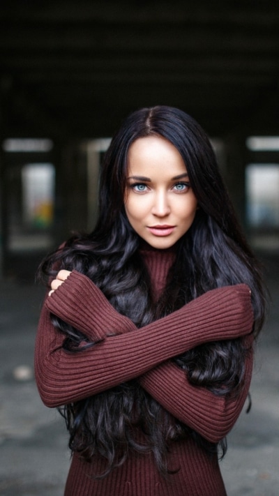 Women Angelina Petrova, Model, Blue Eyes, Brunette, 720x1280