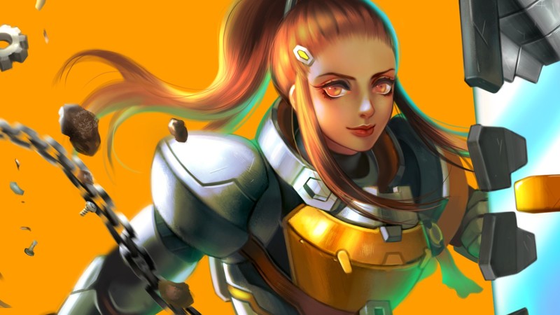 brigitte overwatch, overwatch, games, hd, artwork, artist, digital art