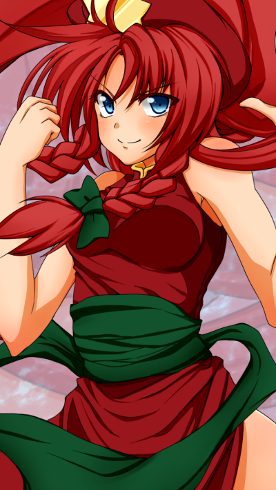 Anime Touhou, Hong Meiling, 720x1280