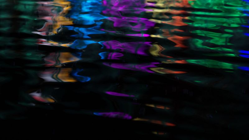 stains, surface, multi-colored, glare, 4k