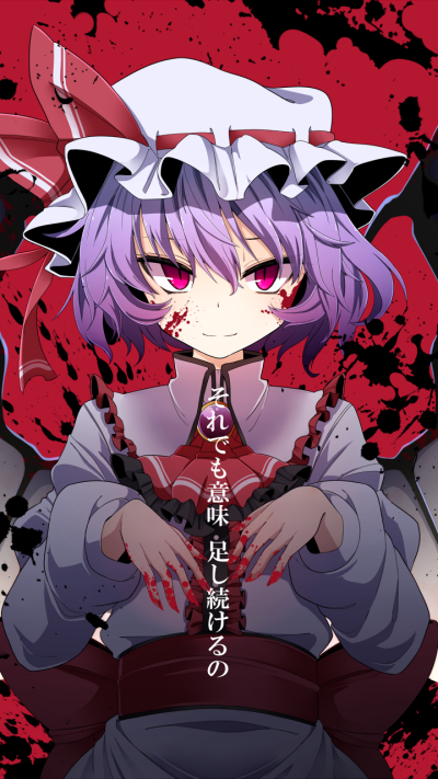 Anime Touhou, Remilia Scarlet, 720x1280