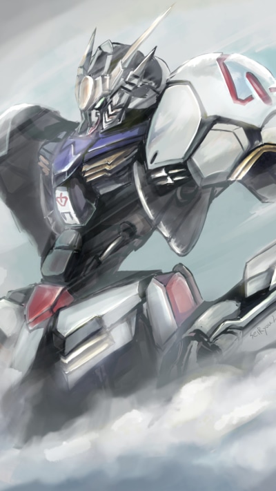 Anime Mobile Suit Gundam: Iron-Blooded Orphans, ASW-G-08 Gundam Barbatos, 720x1280