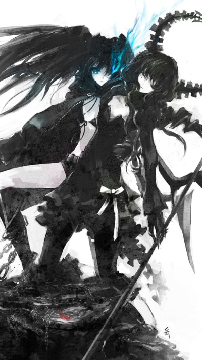 Anime Black Rock Shooter, Dead Master (Black Rock Shooter), 720x1280