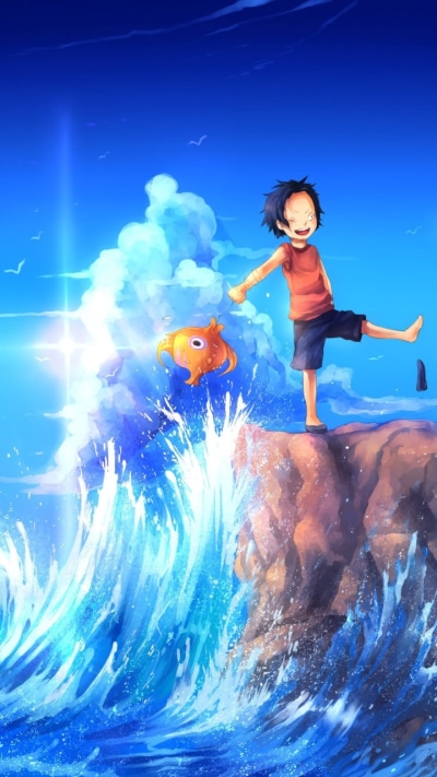 Anime One Piece, Sabo (One Piece), Monkey D. Luffy, Portgas D. Ace, 720x1280