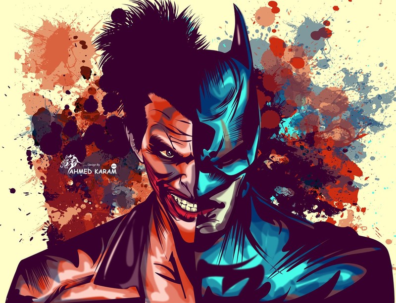 artist, hd, joker, batman, artwork, artstation