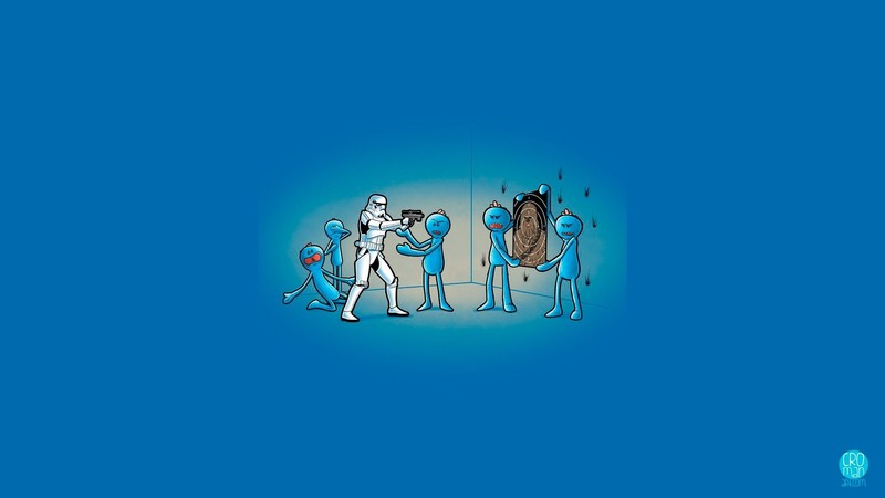 rick and morty, tv shows, hd, stormtrooper, artist, artwork, digital art