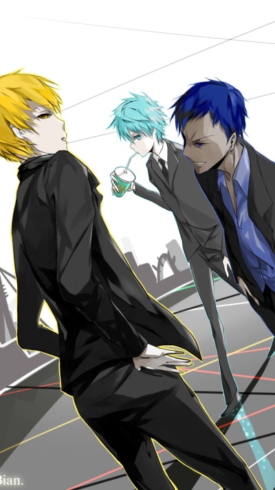Anime Kurokos Basketball, Shintarō Midorima, Seijūrō Akashi, Ryōta Kise, Atsushi Murasakibara, Daiki Aomine, 720x1280