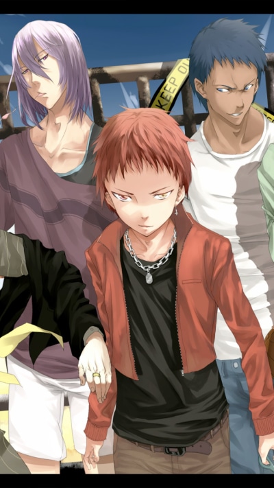Anime Kurokos Basketball, Seijūrō Akashi, Ryōta Kise, Atsushi Murasakibara, Daiki Aomine, Shintarō Midorima, 720x1280