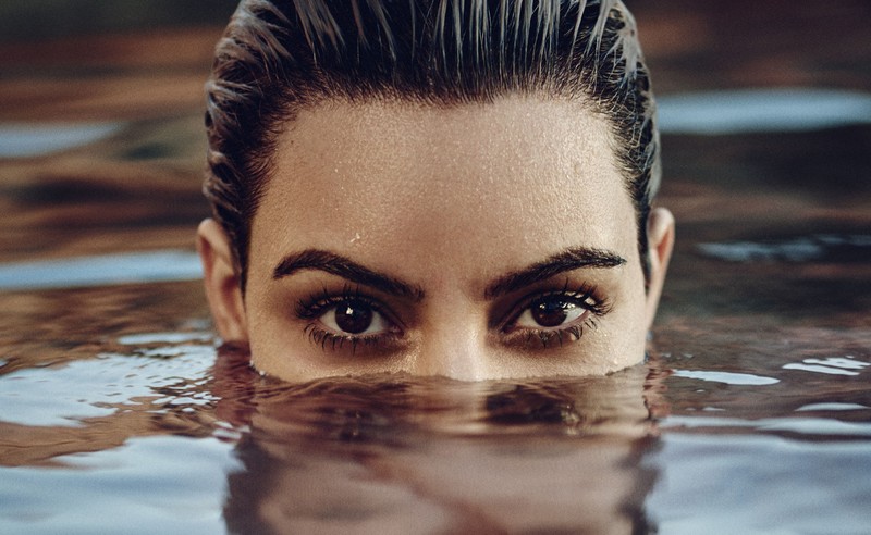 kim kardashian, celebrities, girls, hd, eyes, 4k
