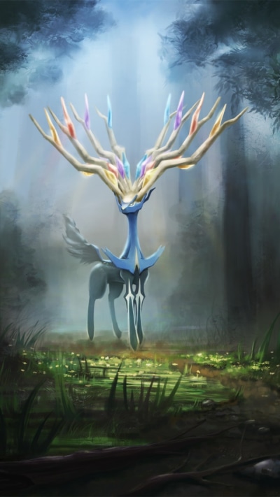Anime Pokémon, Xerneas (Pokémon), 720x1280