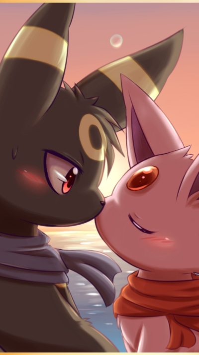 Anime Pokémon, Espeon (Pokémon), Umbreon (Pokémon), Eeveelutions, 720x1280