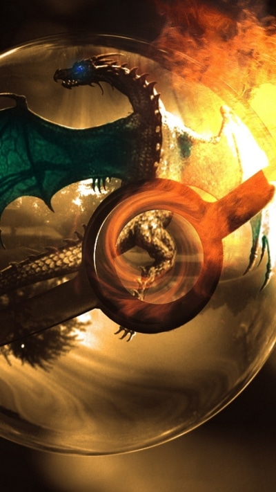 Anime Pokémon, Flame, Charizard (Pokémon), Dragon, Pokeball, 720x1280