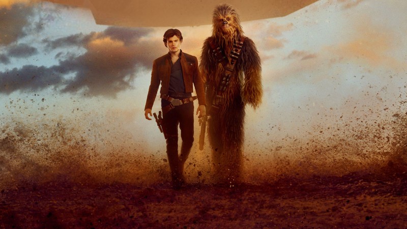 solo a star wars story, 2018 movies, movies, hd, poster, han solo, chewbacca