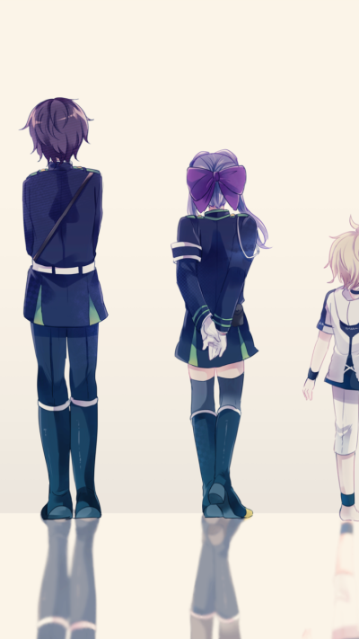 Anime Seraph of the End, Mikaela Hyakuya, Shinoa Hīragi, Shihō Kimizuki, Mitsuba Sangū, Yoichi Saotome, 720x1280
