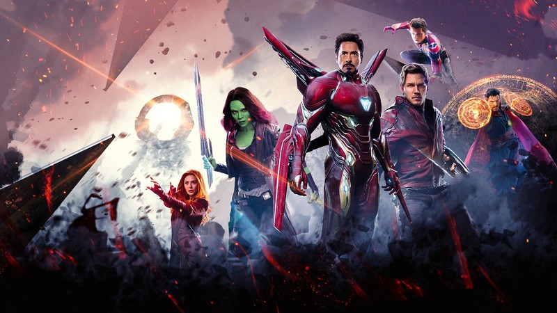 movies, avengers infinity war, hd, 2018 movies, movies, poster, iron man, star lord, gamora, spiderman, doctor strange
