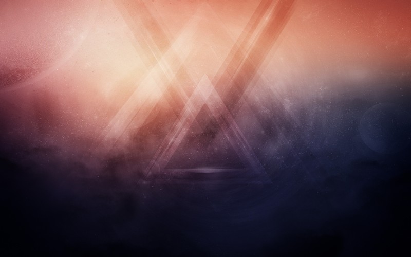 triangle, abstract, background, hd