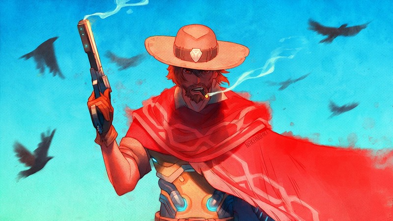 mccree overwatch, overwatch, games, hd, artwork, digital art, artist