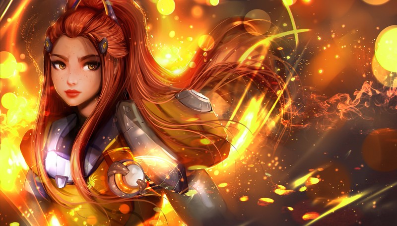 brigitte overwatch, overwatch, games, hd, 4k, deviantart