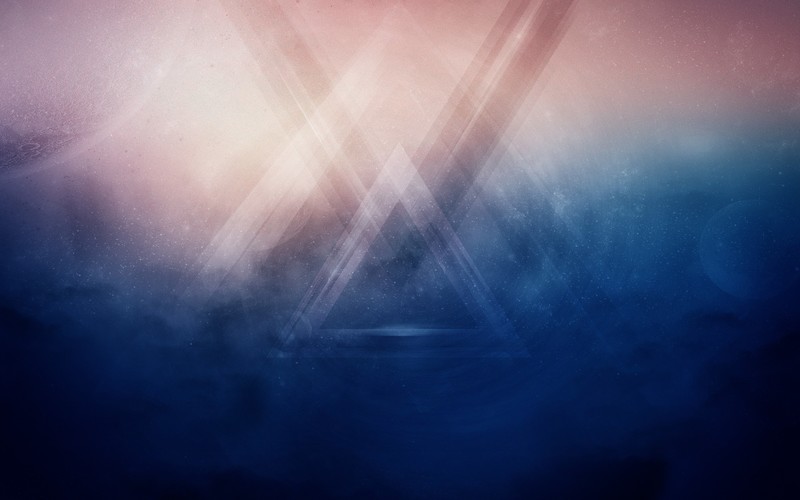 abstract, triangle, hd