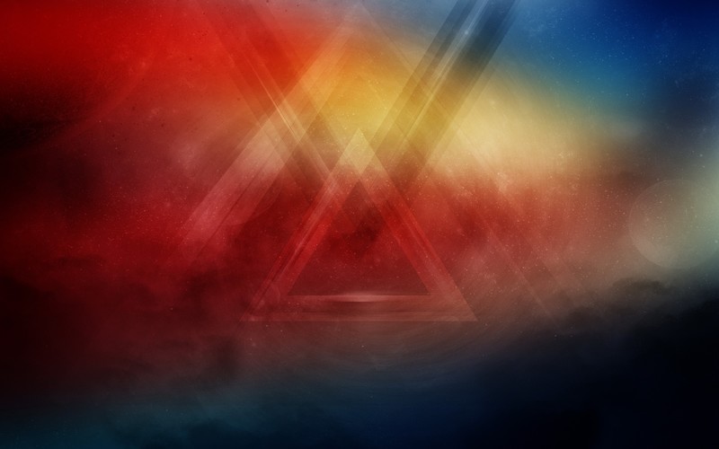 abstract, triangle, hd
