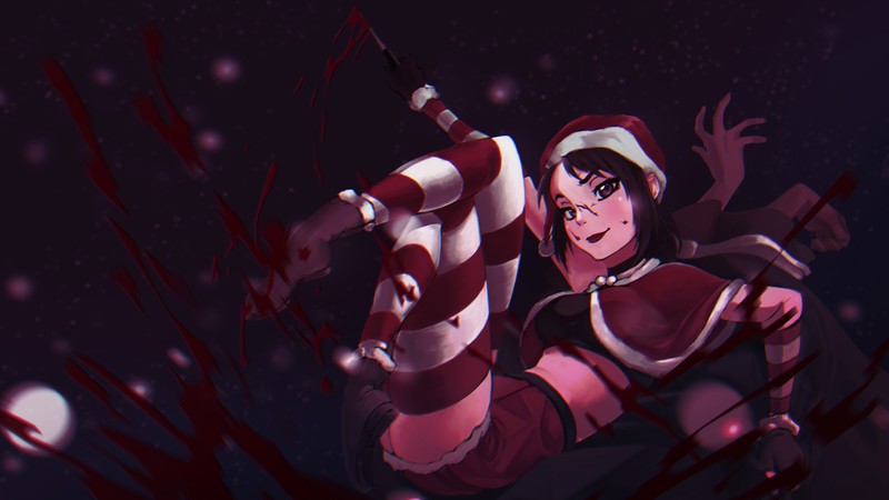 yandere chan, anime girl, anime, hd, 4k, 5k